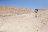 Trekking through the serene desert