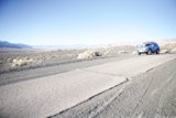 Driving through the Desert