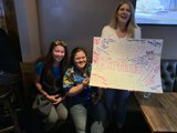 Three Women Celebrate Happy Birthday
