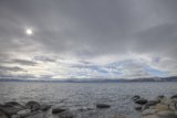 Majestic View of the Ocean and Mountains