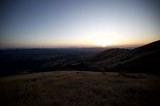Golden Hour Fades Over Bay Area Valley