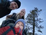 Winter Wonderland Selfie with the Fam
