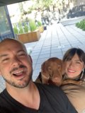 Selfie Time with Dave, Lori, and their Pup