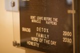 Detox Family Word of the Day Sign