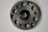 Close-Up of Spoked Metal Object
