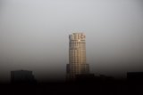 Foggy Skyscraper