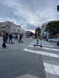Skateboarding in the City