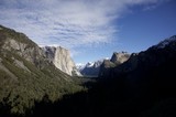 Yosemite Valley Winter Vista with El Capitan
