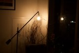 Lamp Illuminating the Mostly Dark Room