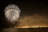 Spectacular Fireworks Display at Sea