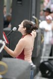 Student Protester Takes the Mic