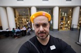 Selfie at Baby Rave Event in Museum