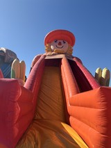 Giant Inflatable Slide at Autumn Festival