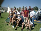 Friends Camping at Coachella
