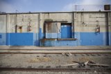 Blue Wall at the Railway Factory