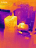 Thermal Camera View of Electronic Devices