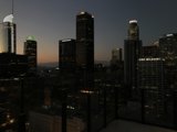 A Metropolis Glows at Dusk