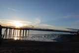 A Serene Sunset at the Pier