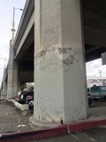 Cracking up under the overpass