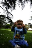 A Little Explorer in the Botanical Garden