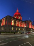Red Lights on Urban Tower