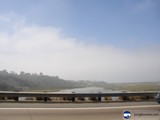 Driving along the river