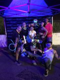 Group Photo in Urban Tent