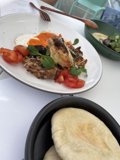 Brunch at Napa: Delicious Food Presentation with Pita Bread