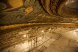 Painting the Vaulted Ceiling of the Crypt