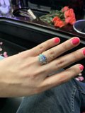 Ringed Hand amid Florals