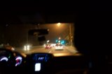 Night Drive on a Busy Street