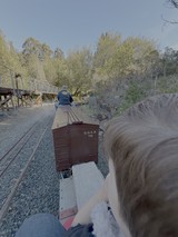 Miniature Railway Journey Through Scenic Countryside