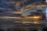Sunset on the Open Ocean