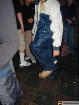 Blue Jacket in the City