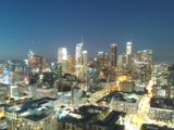 Illuminated City Scape
