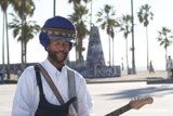 Musician in the Shade