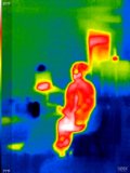 Thermal Imaging of Person in Chair