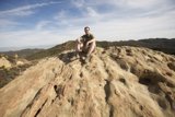 The Man on Top of the Desert Rock