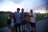 Sunset Photo with Friends