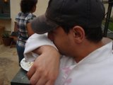 White Shirt and Baseball Cap