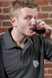 Relaxing with a Glass of Red Wine