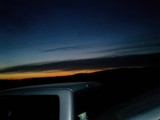 Parked Car at Sunset