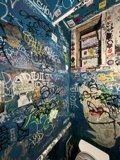 Graffiti Art Takes Over Bathroom in San Francisco