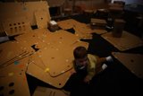 Crawling Through a Cardboard Adventure