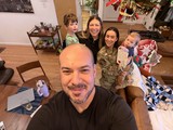 Family Selfie During Holiday Season at Home