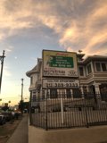 Grand House with an Advertisement