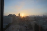 Urban Sunrise from the Window