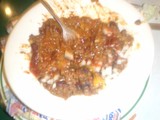 Hearty Chili and Meat Dish