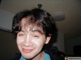 Happy New Year with Black-Haired Man