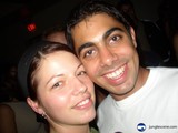 Smiling Couple Wearing Earrings at Wedding